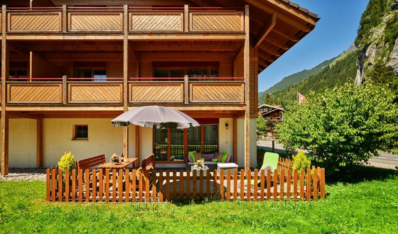 Apartment Breithorn - Charming Home - Free Parking & Wifi Lauterbrunnen Dış mekan fotoğraf