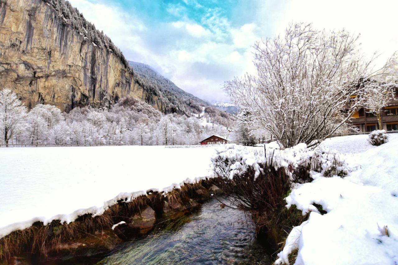 Apartment Breithorn - Charming Home - Free Parking & Wifi Lauterbrunnen Dış mekan fotoğraf