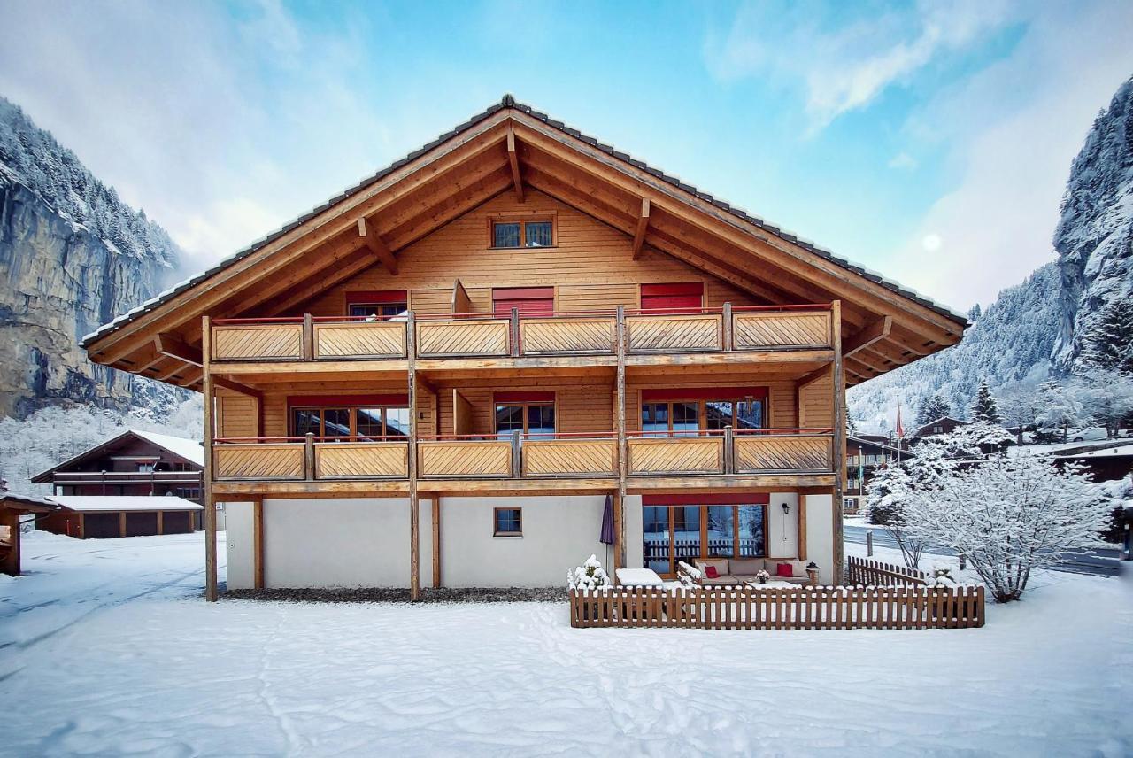 Apartment Breithorn - Charming Home - Free Parking & Wifi Lauterbrunnen Dış mekan fotoğraf